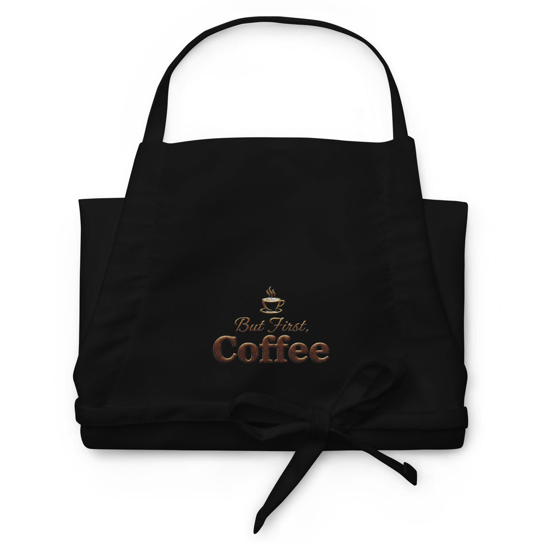 Introducing the Official "But First, Coffee" Apron